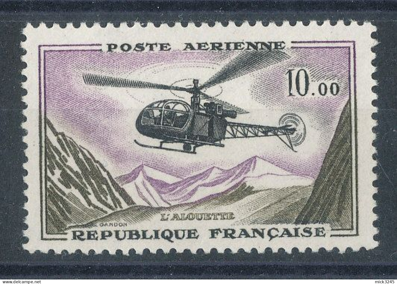 PA 41** Hélicoptère Alouette - 1960-.... Postfris