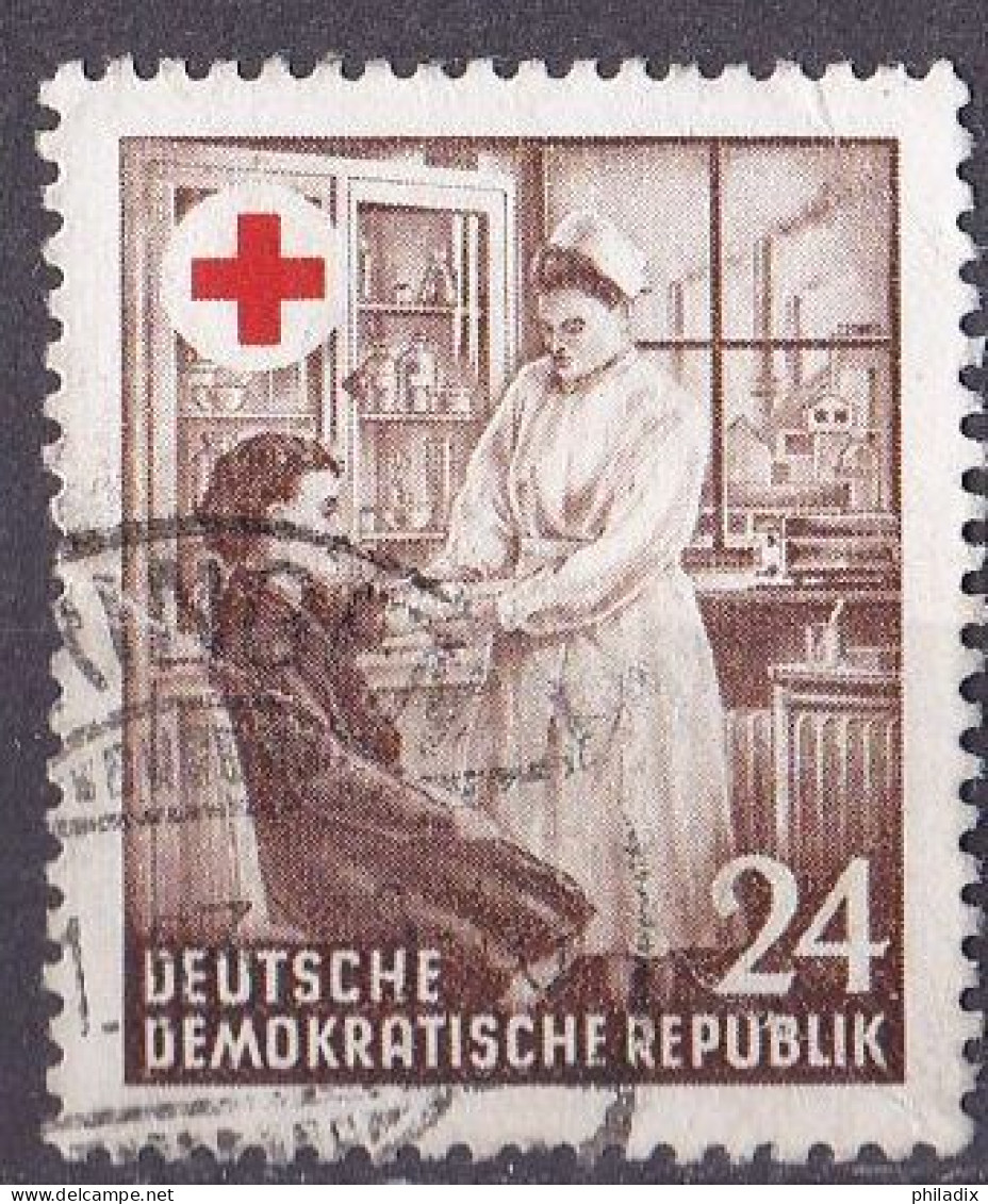 # (385 ?) DDR 1953 1 Jahr Deutsches Rotes Kreuz In Der DDR O/used (A5-7) - Used Stamps