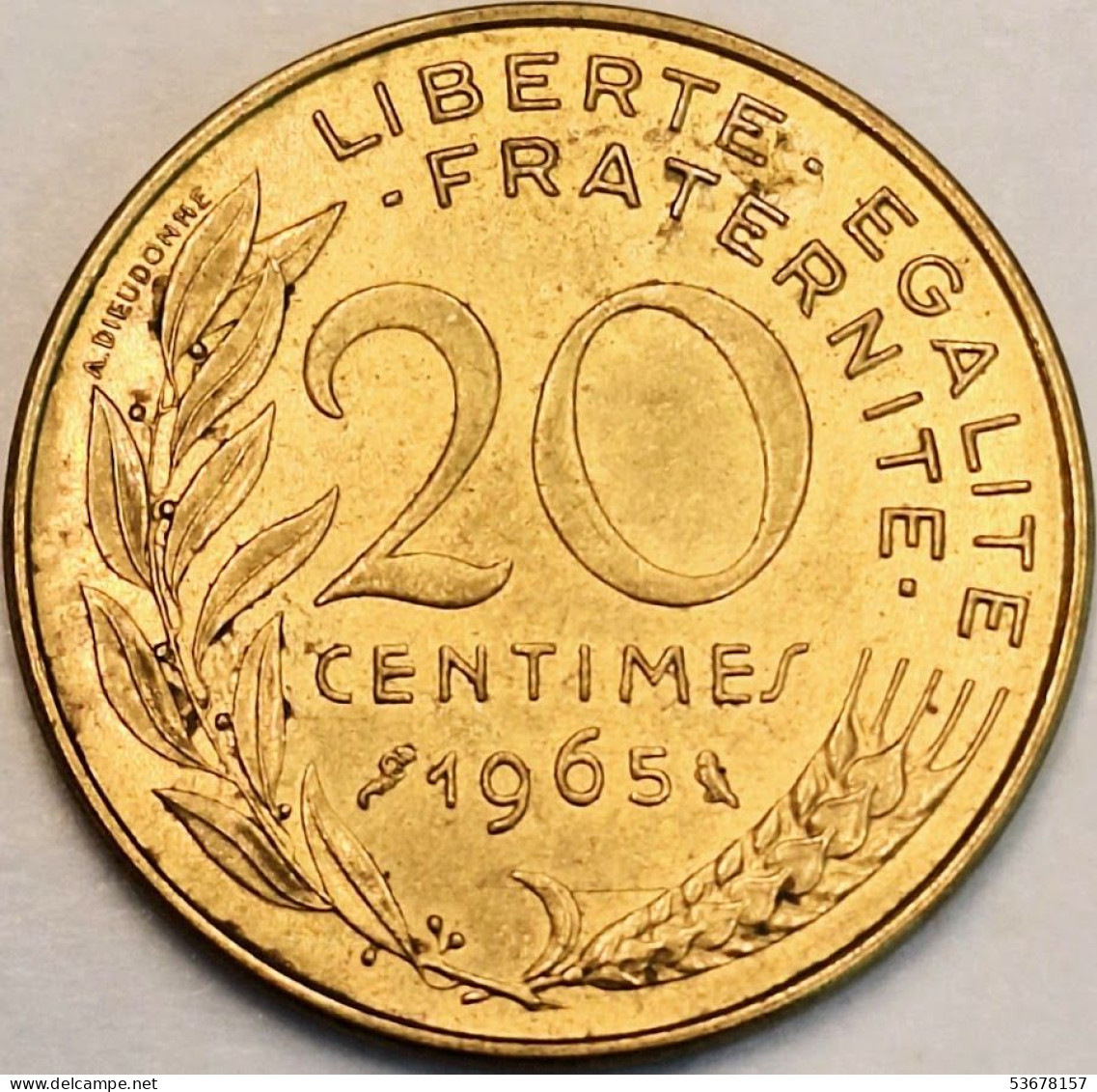 France - 20 Centimes 1965, KM# 930 (#4251) - 20 Centimes