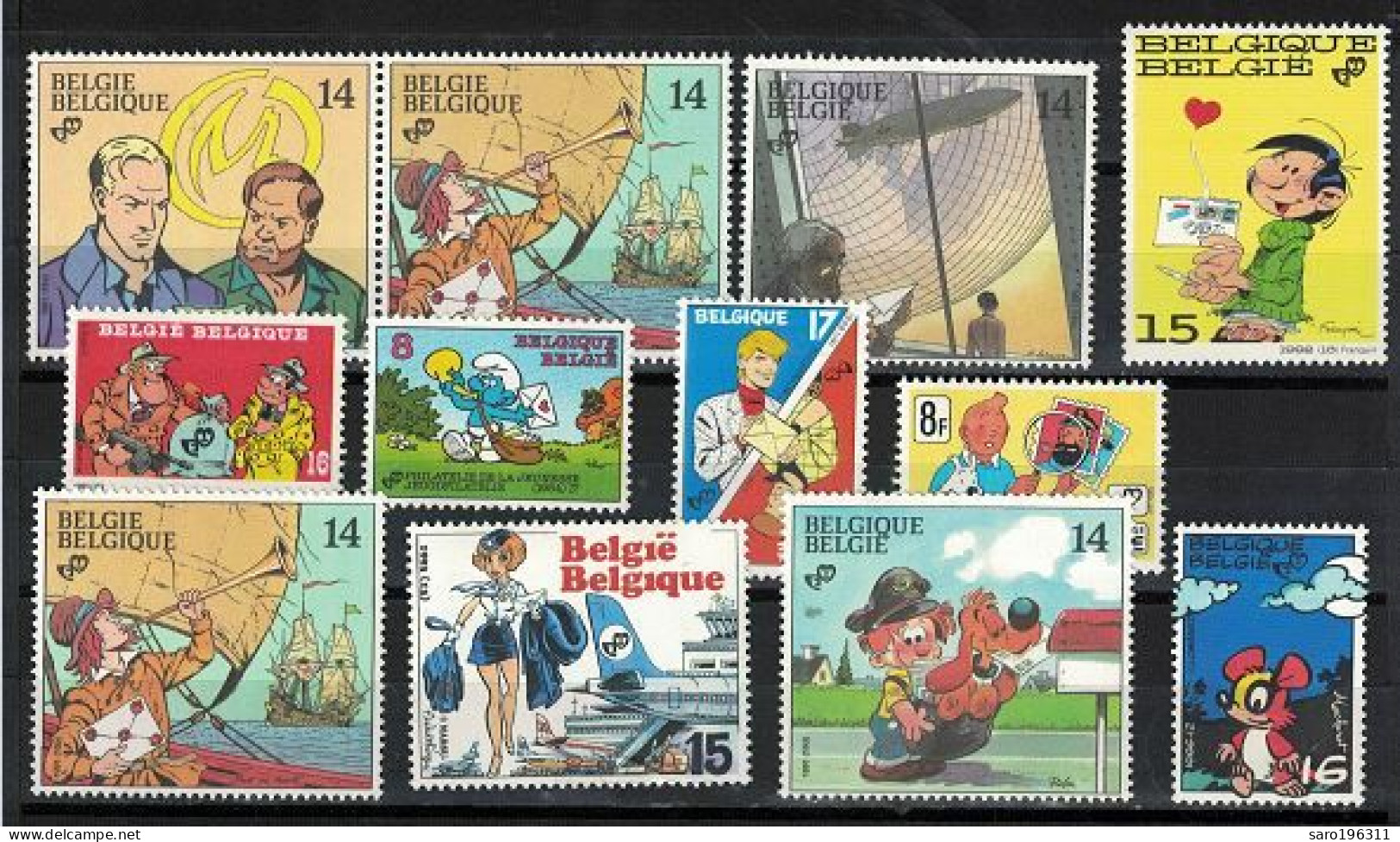 - 50 %  SOUS FACIALE /  LOT  BANDE DESSINEE  ** / MNH  165 FB  à - 50 % =  105 FB =   2,05 Euro - Collezioni