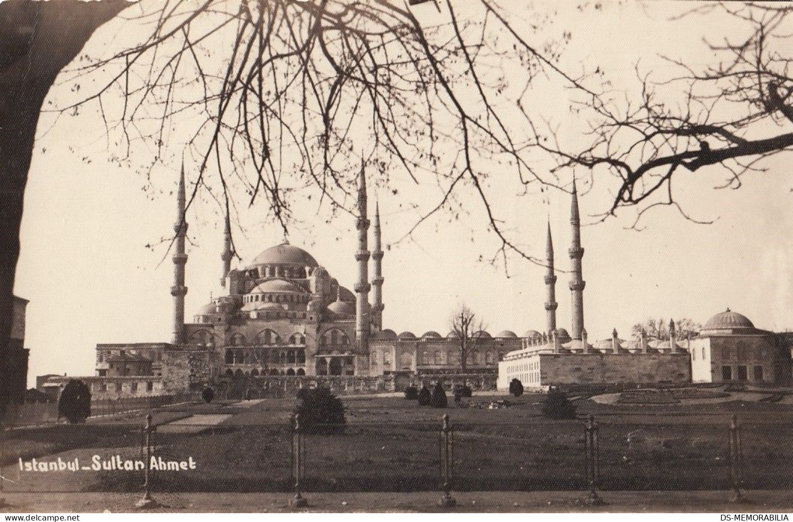 Istanbul - Mosque Sultan Ahmet 1955 - Turquia