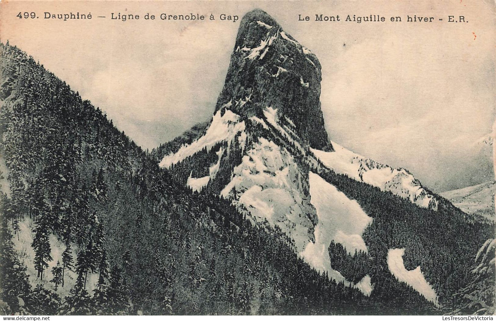 FRANCE - Dauphiné - Ligne De Grenoble à Gap - Le Mont Aiguille En Hivre - E.R  - Carte Postale Ancienne - Andere & Zonder Classificatie