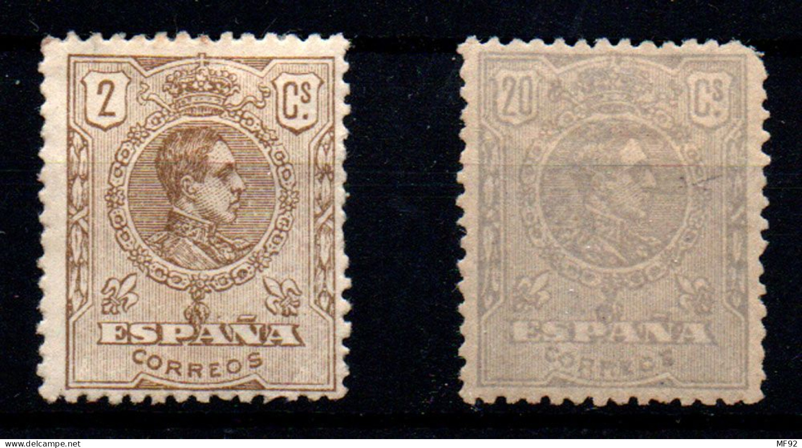 España Nº 289/90. Año 1920 - Unused Stamps