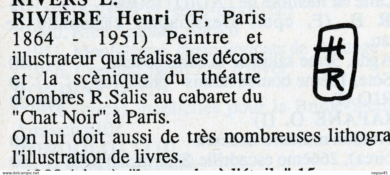 Catalogue Illustré Estampes En Couleurs Henri Rivière. - Altri & Non Classificati