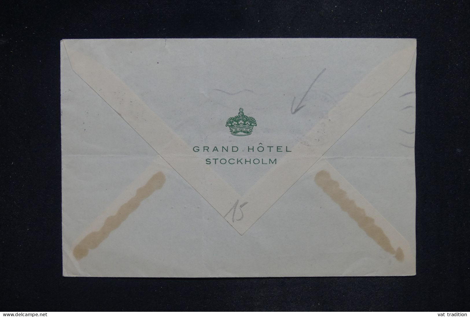 SUEDE - Lettre Par Avion Du Grand Hotel Royal De Stockholm Pour Les USA - 1946 - A 2837 - 1930- ... Rollen II