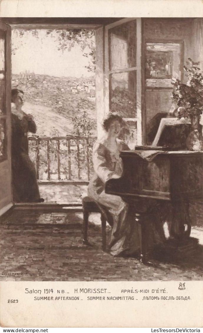 FRANCE - Salon 1914 N B - H Morisset - Après Midi D'été - Summer Afternoon - Carte Postale Ancienne - Other Monuments