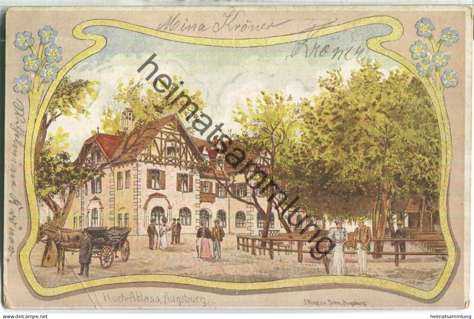 Augsburg - Hoch-Ablass - Verlag J. Ringle Und Sohn Augaburg - Augsburg