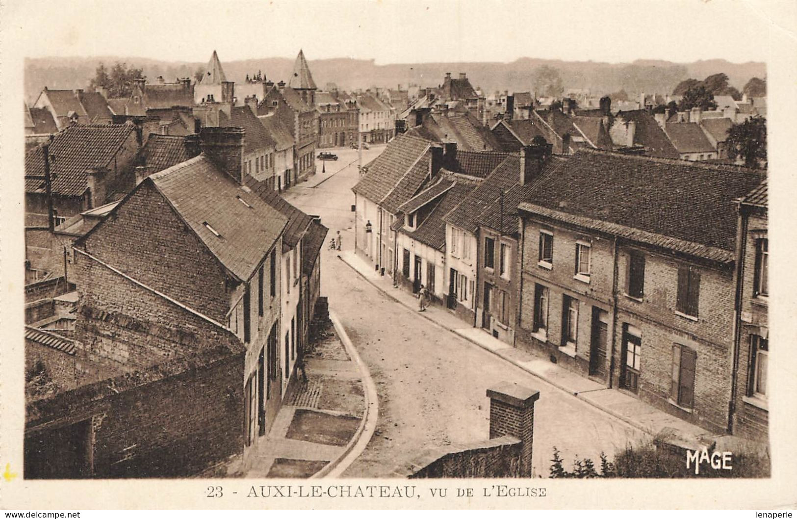 D6686 Auxi Le Chateau Vue De L'église - Auxi Le Chateau