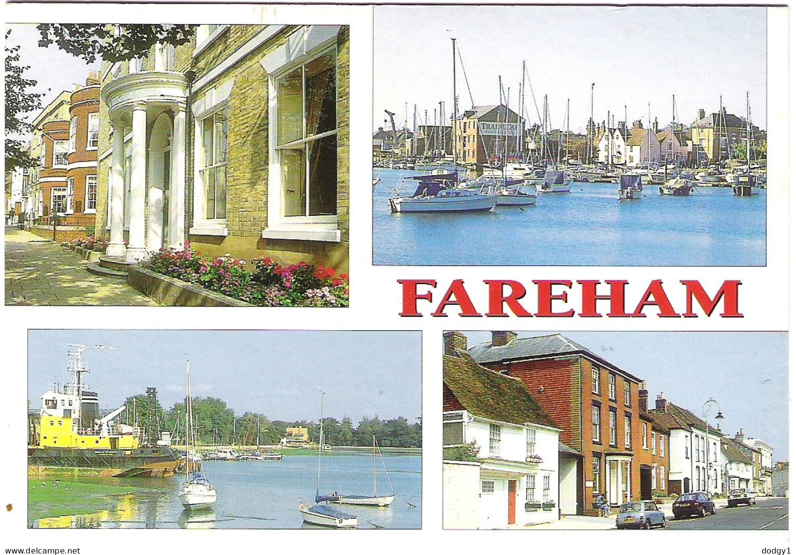 SCENES FROM FAREHAM, HAMPSHIRE. UNUSED POSTCARD M8 - Other & Unclassified