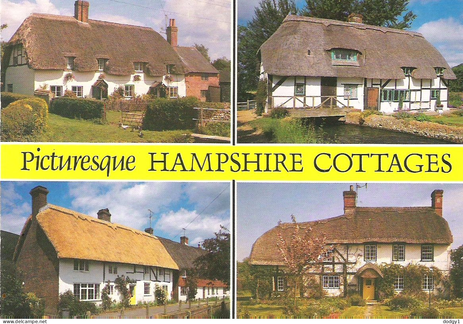 HAMPSHIRE COTTAGES, HAMPSHIRE. UNUSED POSTCARD M8 - Other & Unclassified