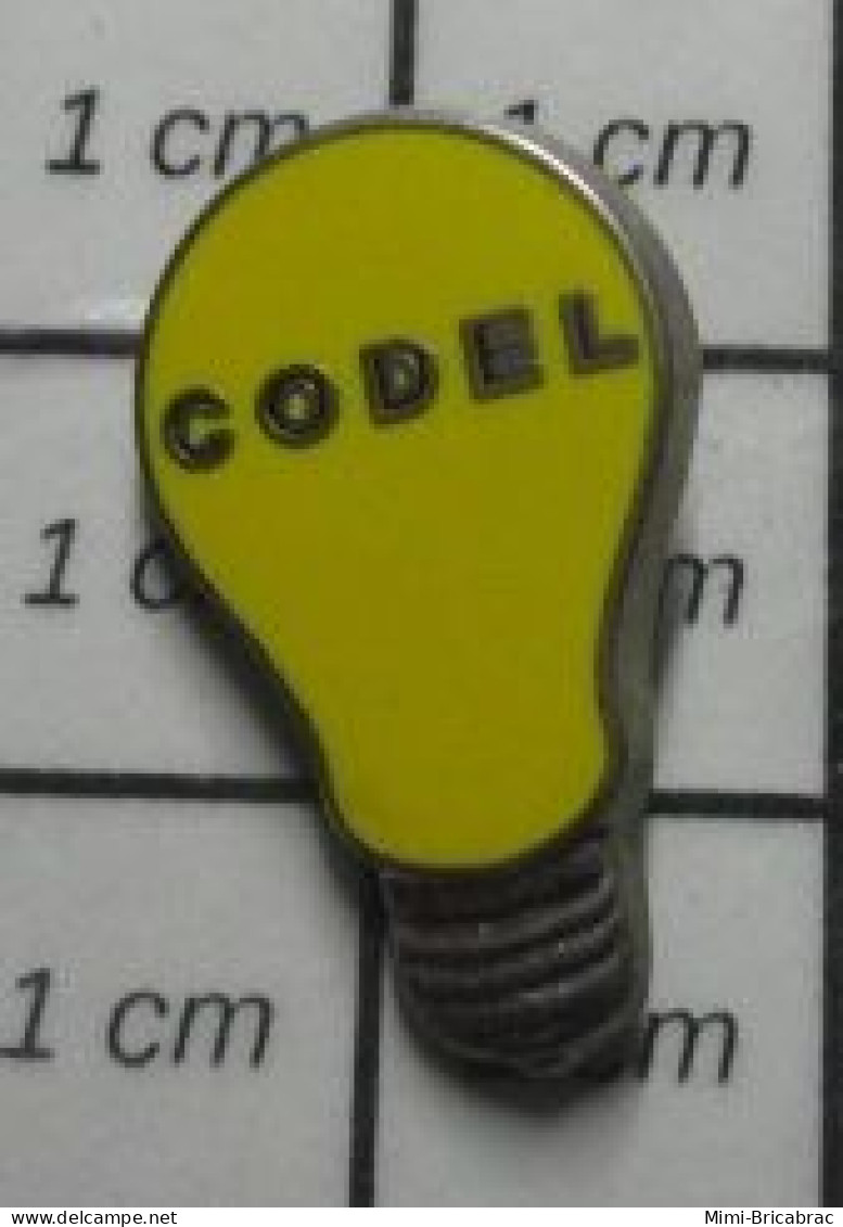 710E Pin's Pins / Beau Et Rare / MARQUES /  AMPOULE ELECTRIQUE CODEL - Trademarks