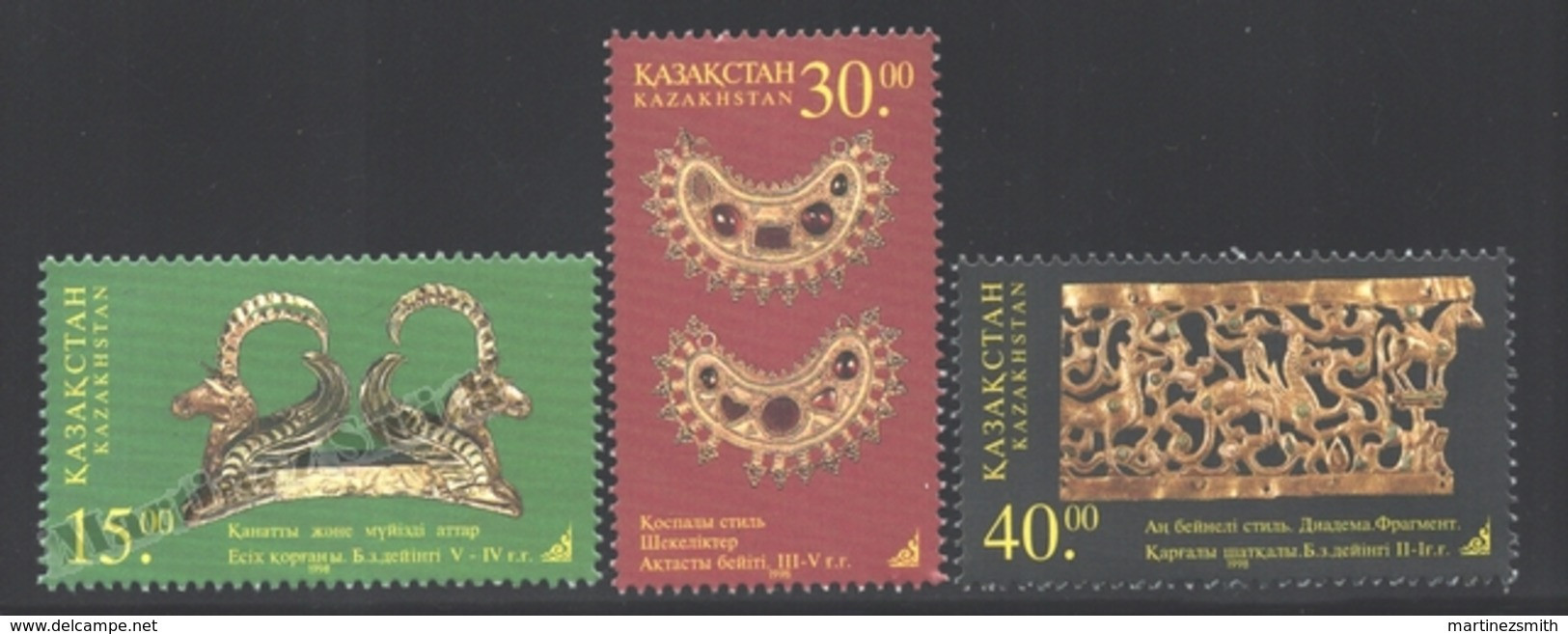 Kazakhstan - Kazajistan 1998 Yvert 177-79, Antique Goldsmiths  - MNH - Kasachstan