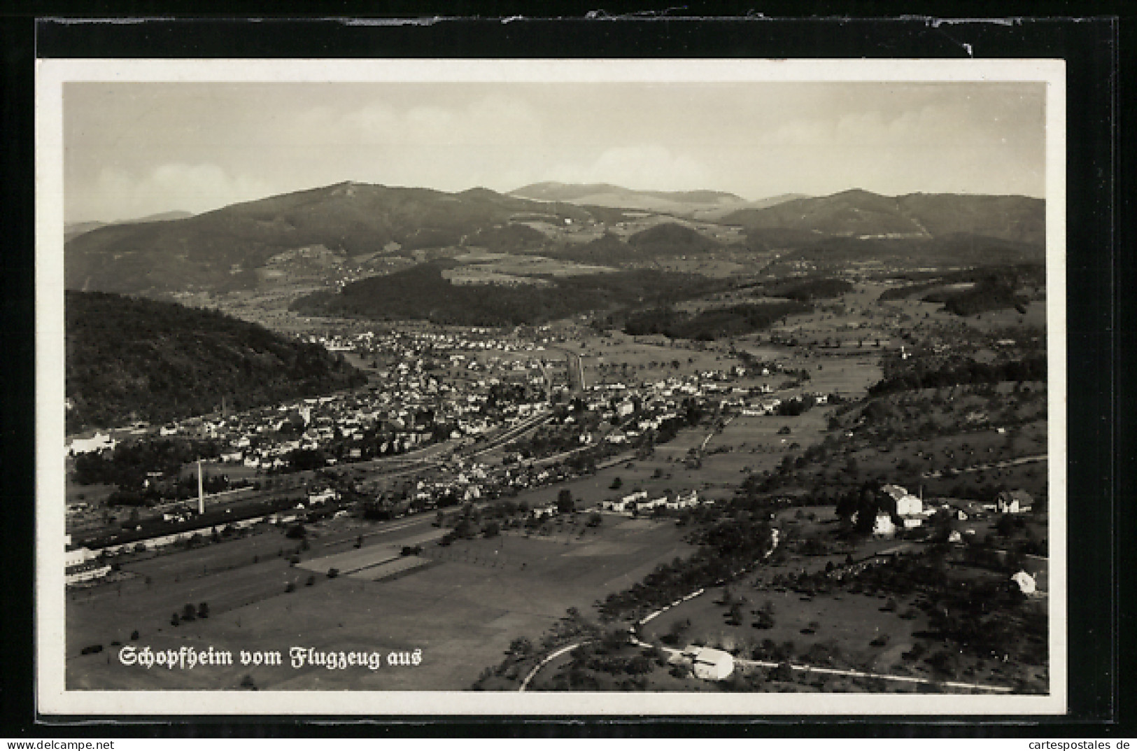 AK Schopfheim, Panoramaansicht  - Schopfheim