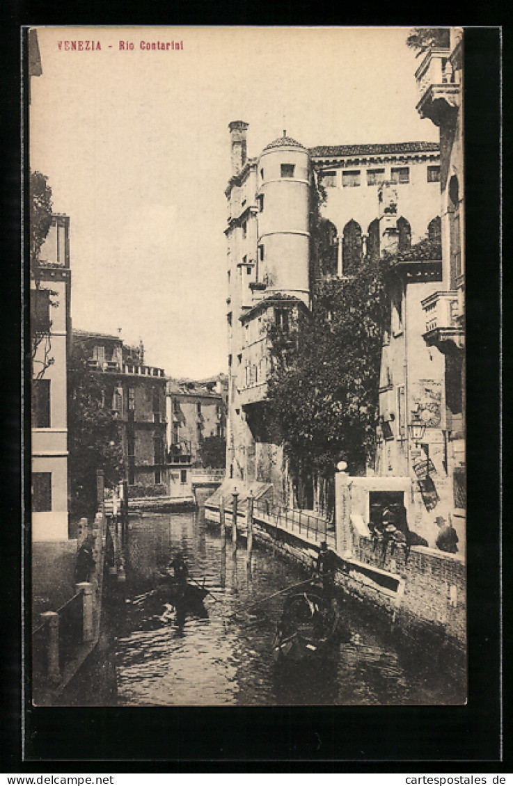 Cartolina Venezia, Rio Contarini  - Venezia (Venice)