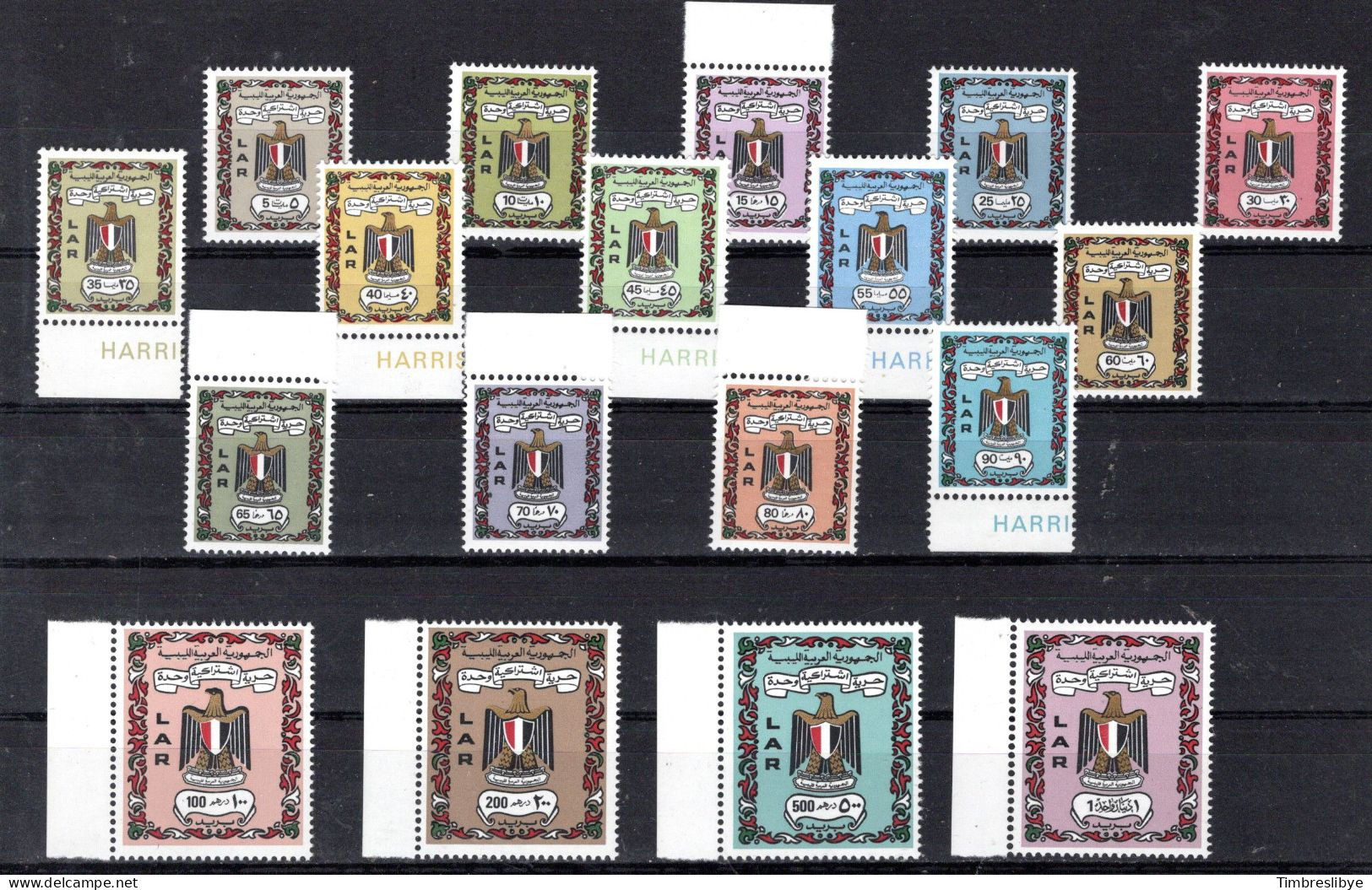 LIBYA 10.2./20.5.1972; L.A.R. Armoiries; YT-N° 138 - 455; MNH, Neuf ** - Libye