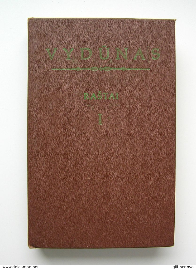 Lithuanian Book / Raštai (I Tomas) By Vydūnas 1990 - Ontwikkeling