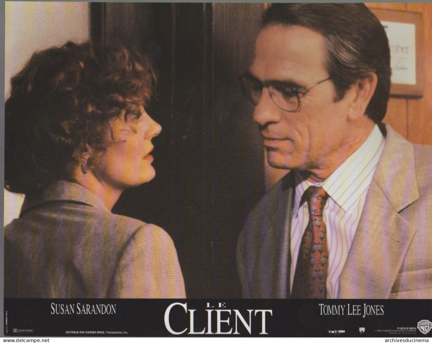 Tommy Lee JONES - Susan SARANDON  8 Photos Exploitation Le CLIENT- The CLIENT - Photographs