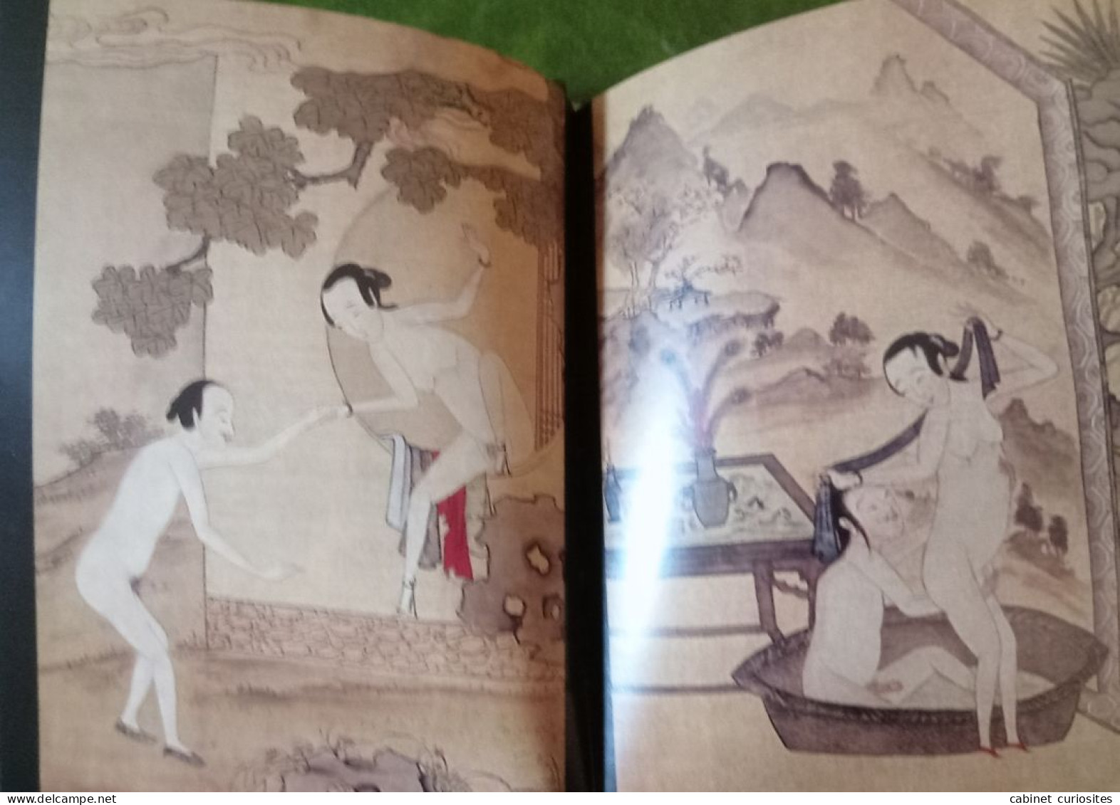 Petit livre d'Art - Peinture Érotique Chinoise - Nombreuses représentations d'estampes, de gravures érotiques.