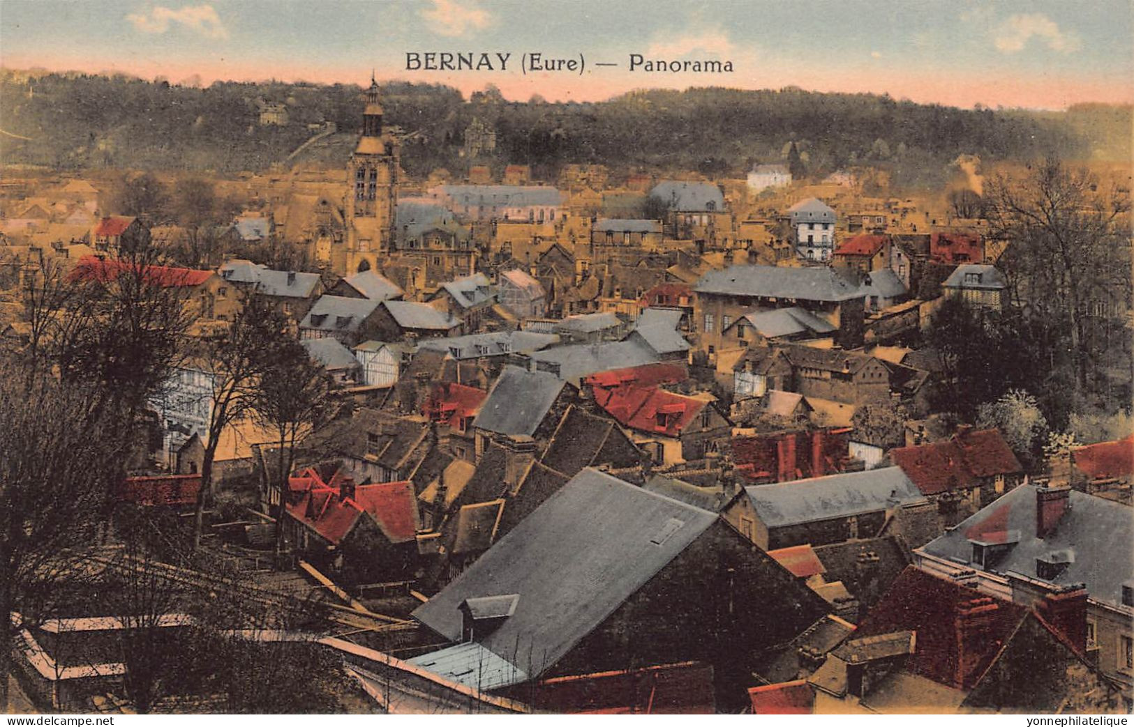 27 - EURE - BERNAY - Panorama - Colorisée - Bernay