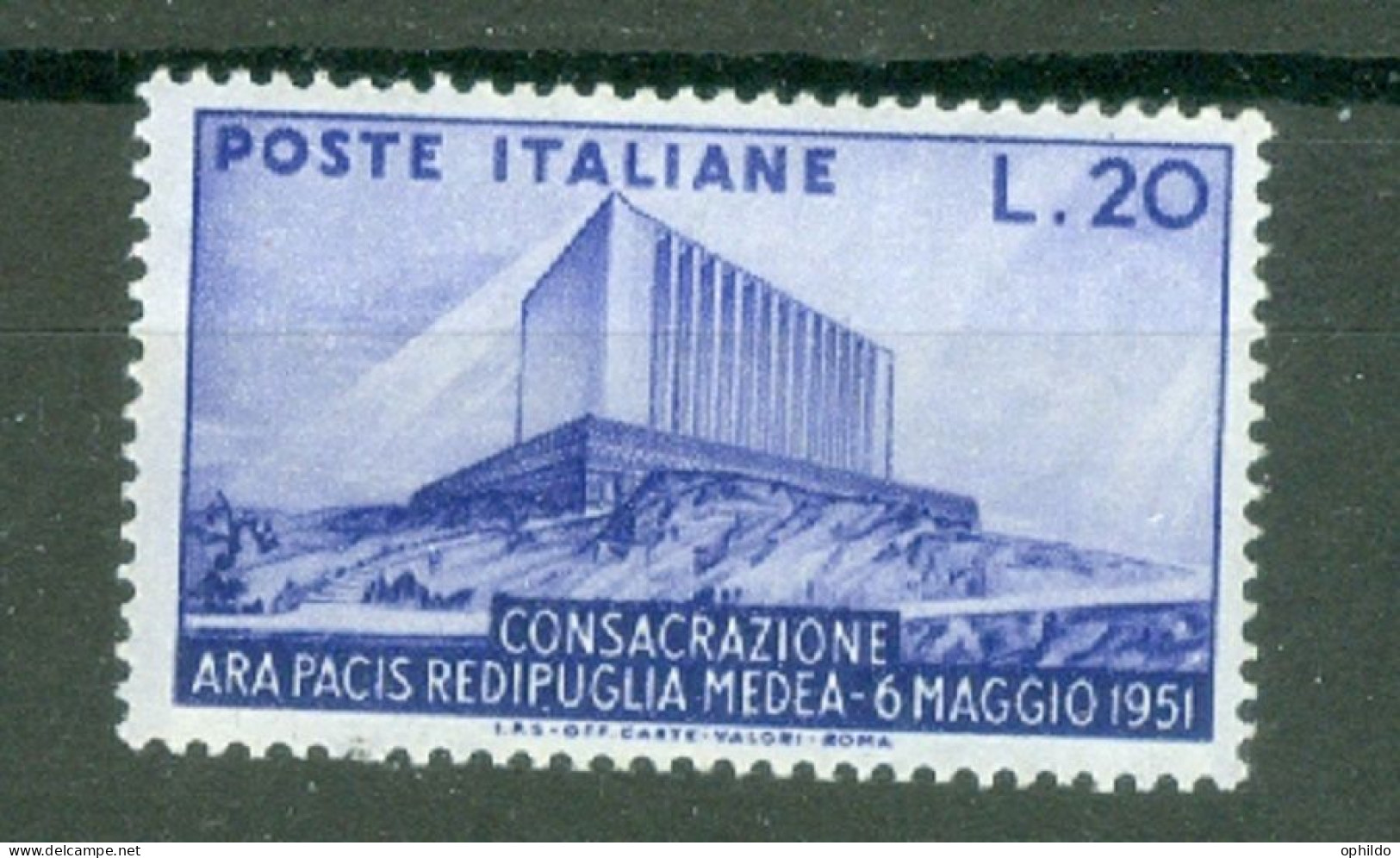 Italie  Yv 594 Ou Sass 656  * * TB  - 1946-60: Nuovi