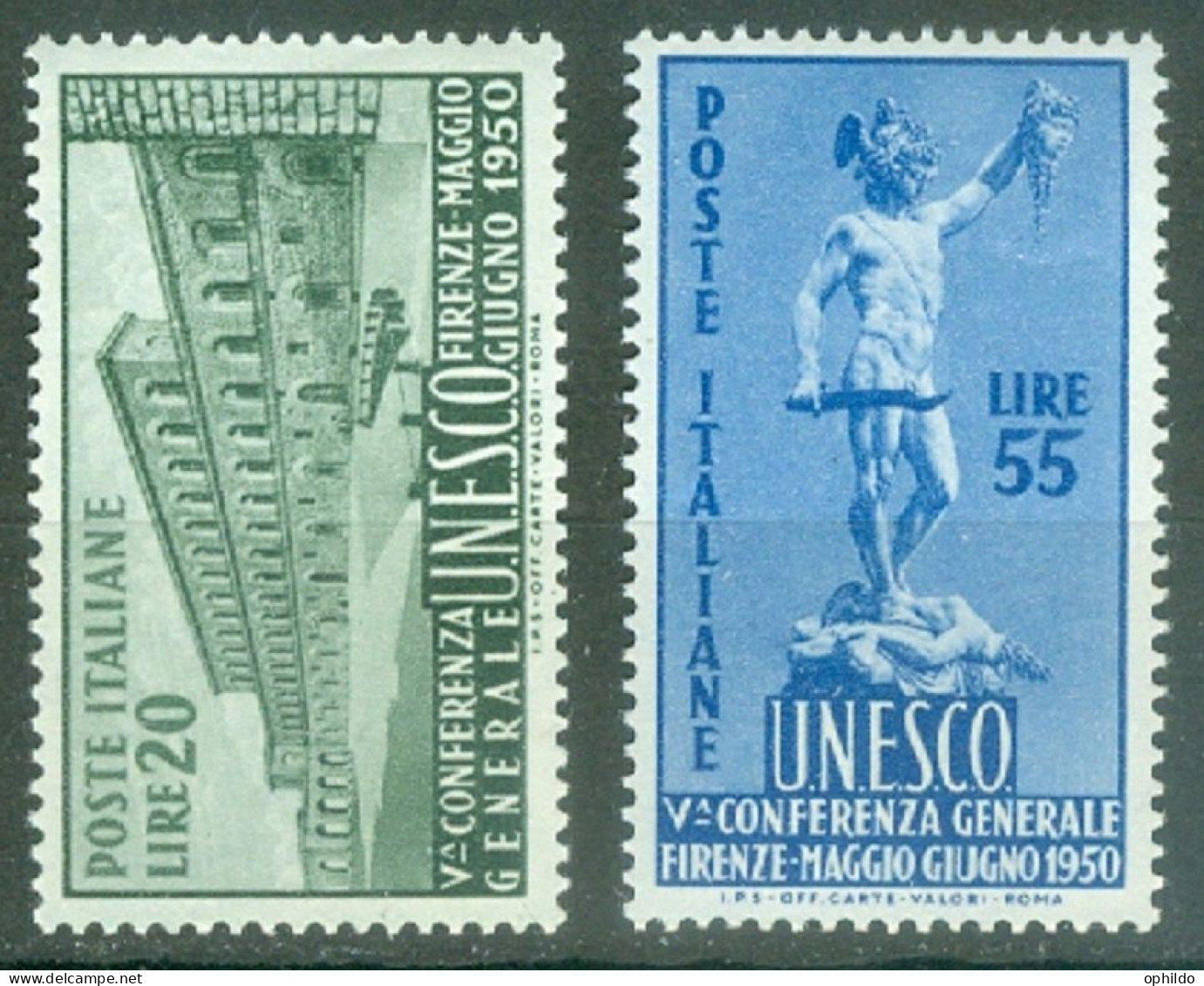 Italie  Yv 556/557 Ou Sass 618/619  * * SUP - 1946-60: Neufs