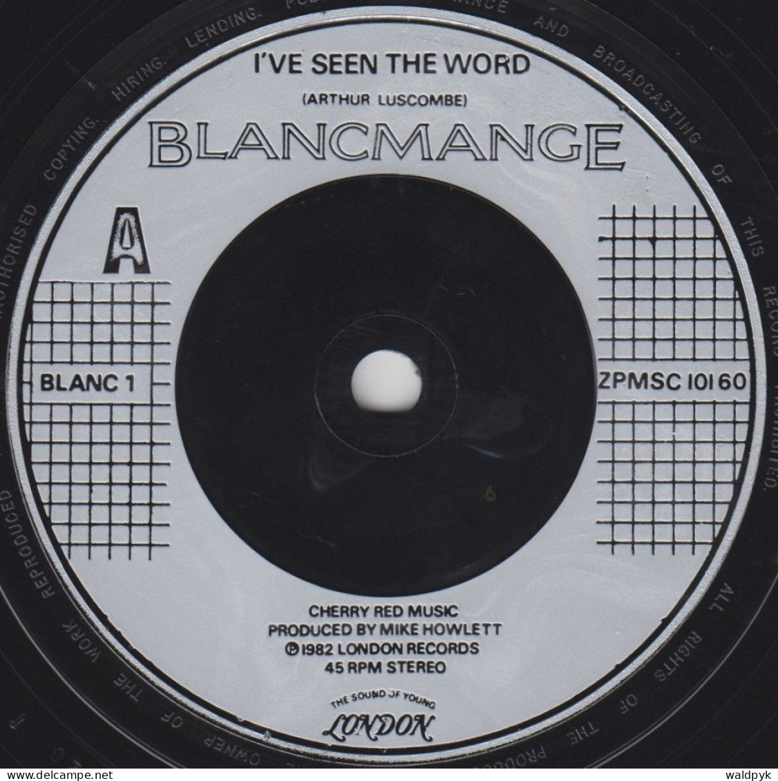 BLANCMANGE - I've Seen The Word - Otros - Canción Inglesa