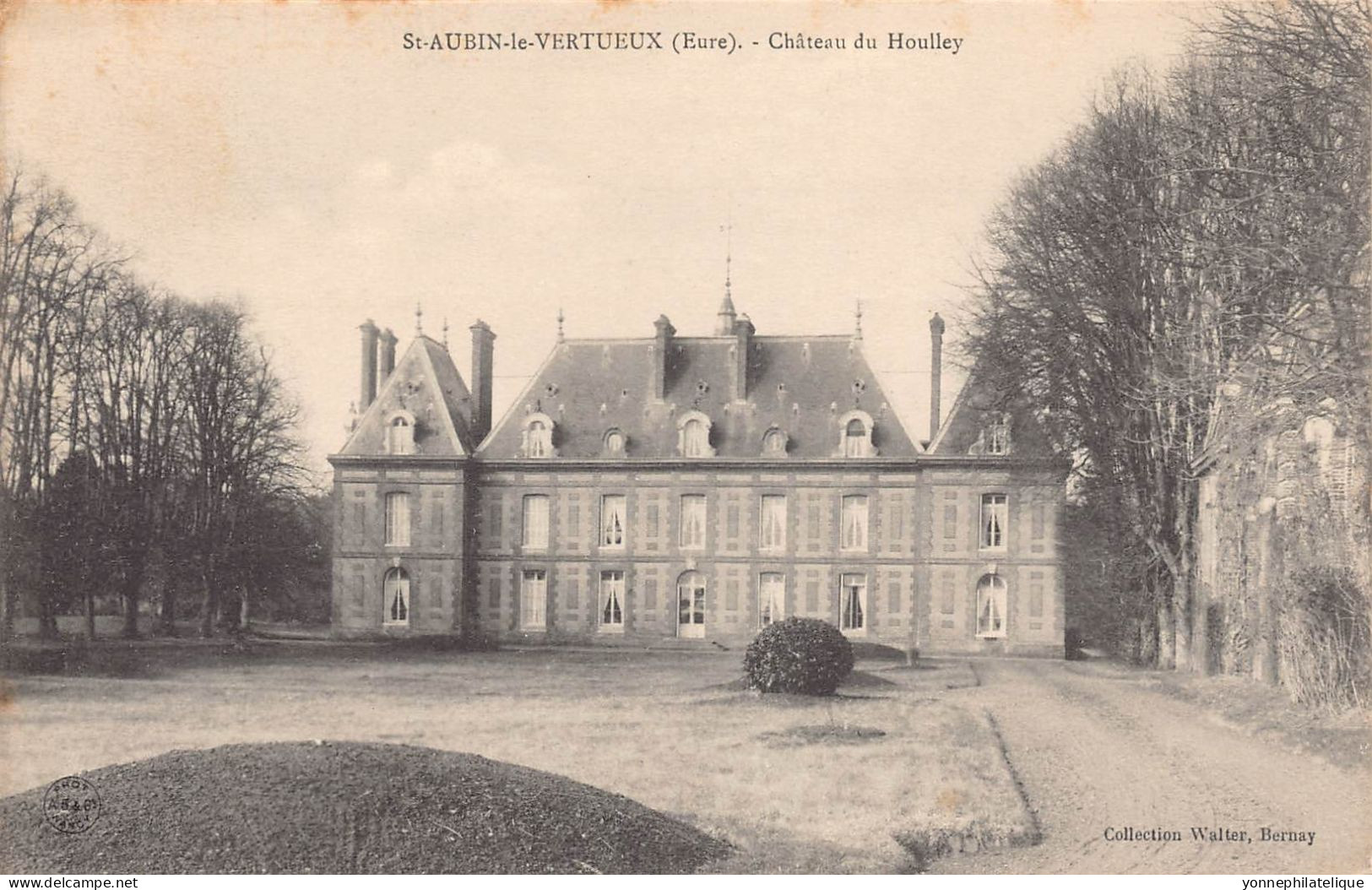 27 - EURE - SAINT-AUBIN-LE-VERTUEUX - Château De Houlley - Saint-Aubin-d'Ecrosville