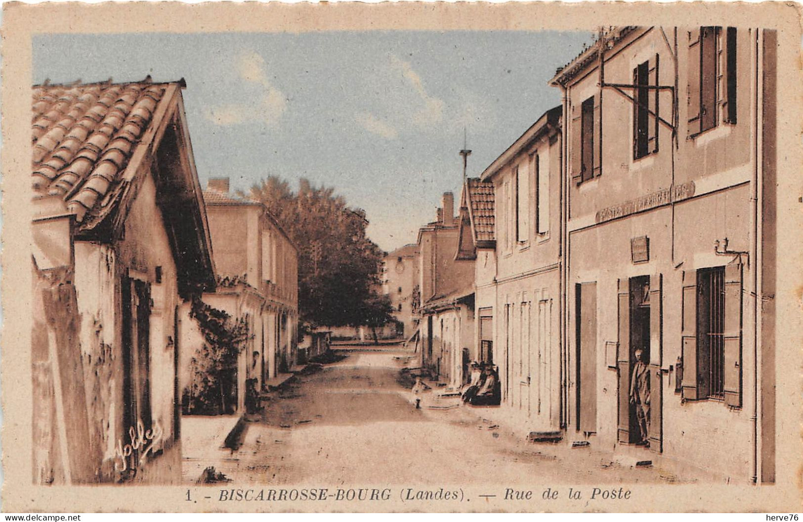 BISCAROSSE-BOURG - Rue De La Poste - Biscarrosse