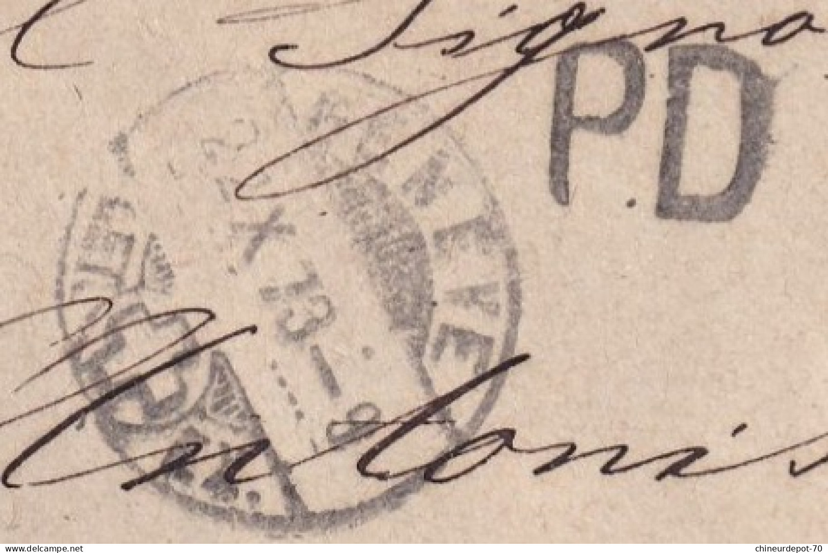1873 Geneve Vers L'italie PD + AU VERSO AMBULANT MODANE TORINO 2 ROMA 24 OTT 73 11M - Briefe U. Dokumente