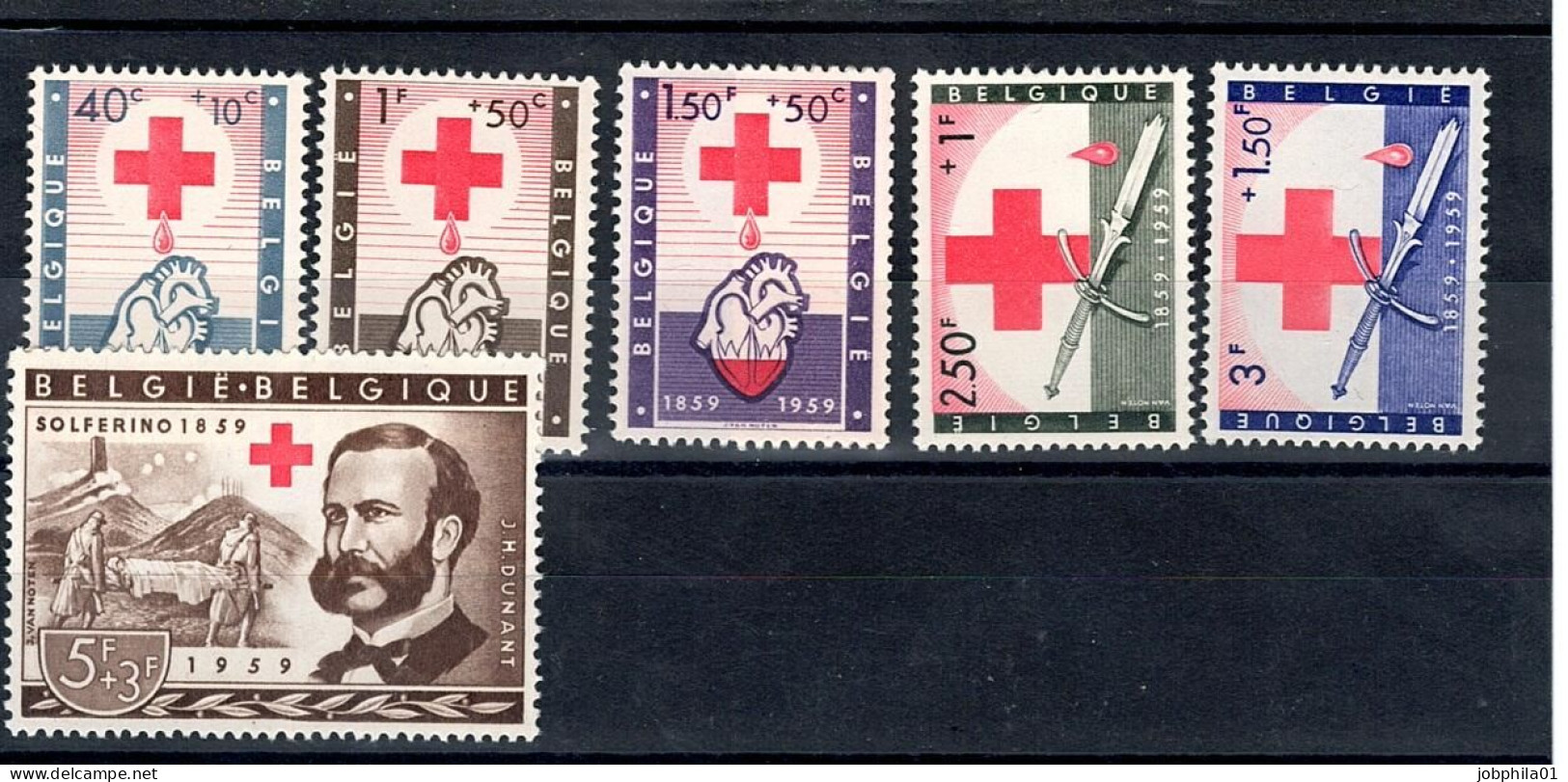 1096-1101  Xx  Côte 27.50€ - Unused Stamps