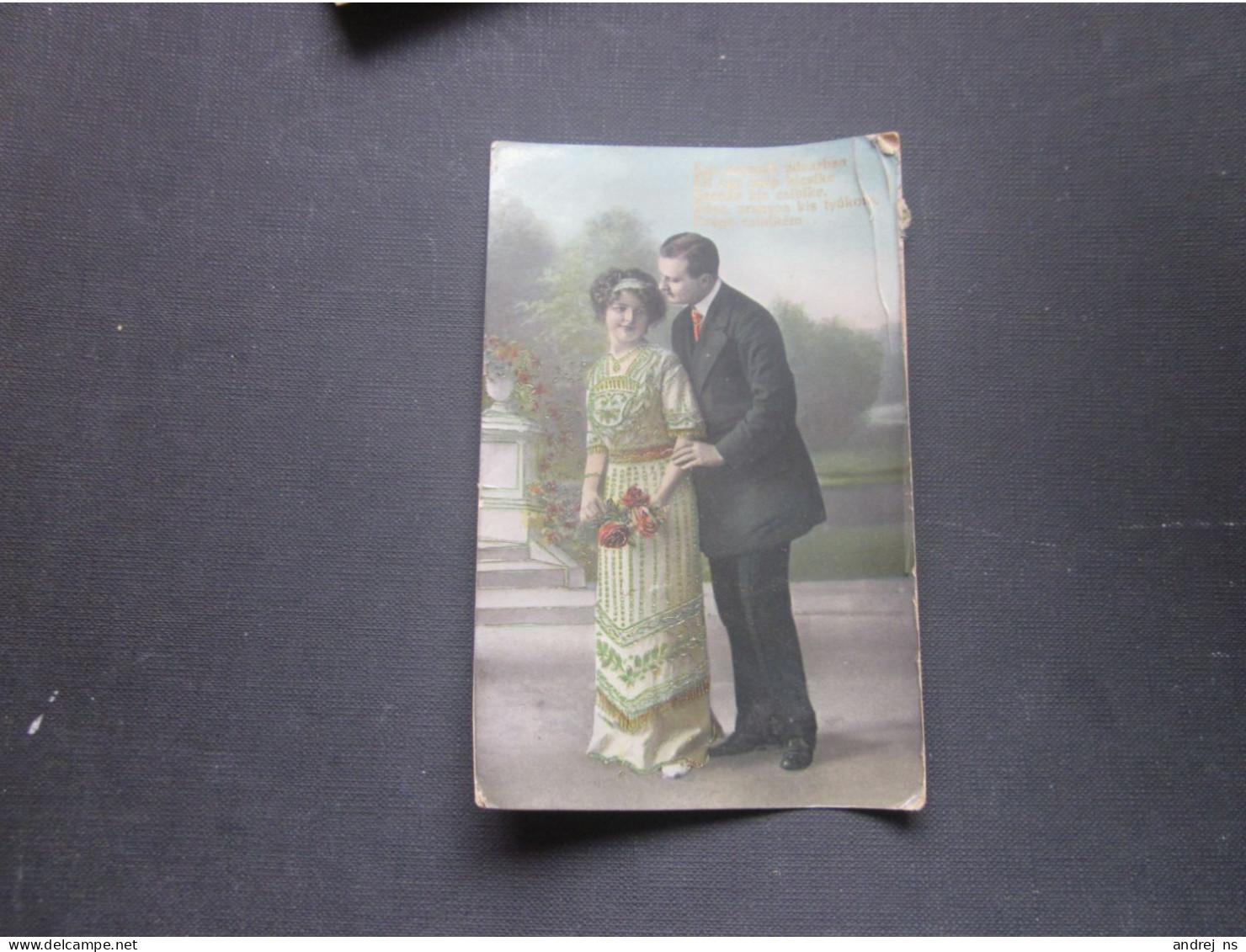 Couples Romantic Old Postcards - Paare