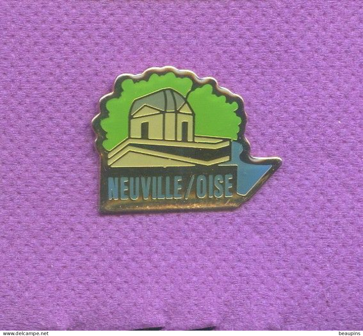 Rare Pins Ville Neuville Sur Oise L137 - Steden