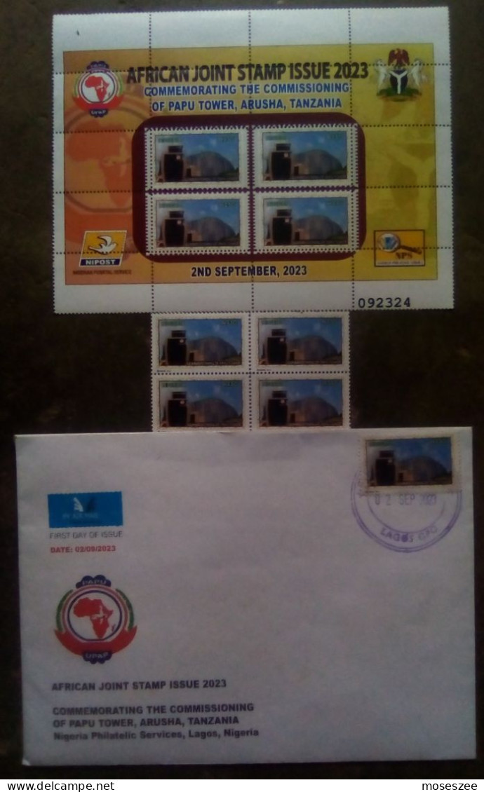 Nigeria/Papu Joint Issue  -  COMMEMORATING  THE COMMISSIONING OF PAPU TOWER, ARUSHA, TANZANIA - Emisiones Comunes