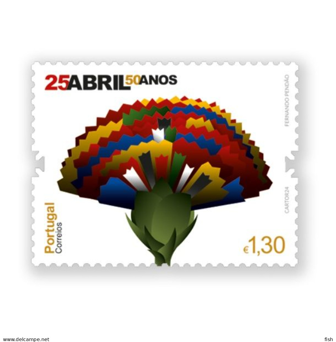 Portugal ** & 50th Anniversary Of The 25th Of April, Joint Issue Cape Verde 1974-2024 (87888) - Emissioni Congiunte