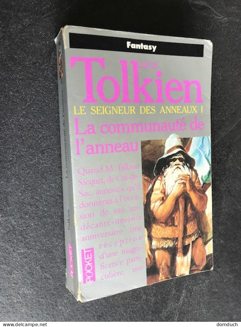 PRESSES POCKET FANTASY N° 5452    LE SEIGNEUR DES ANNEAUX  1 – La Communauté De L’anneau    J. R. R. TOLKIEN - Presses Pocket