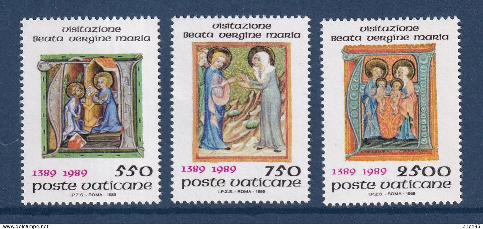 Vatican - YT N° 849 à 851 ** - Neuf Sans Charnière - 1989 - Nuovi