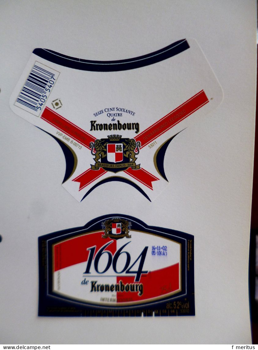 Lot De 11 étiquettes De Bières Belges - Brasserie Alken-Maes - Beer