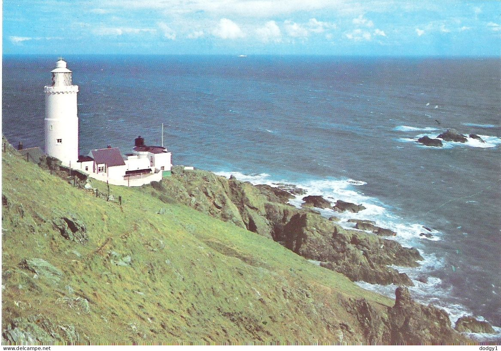 START POINT LIGHTHOUSE, DEVON, ENGLAND. UNUSED POSTCARD M9 - Autres & Non Classés