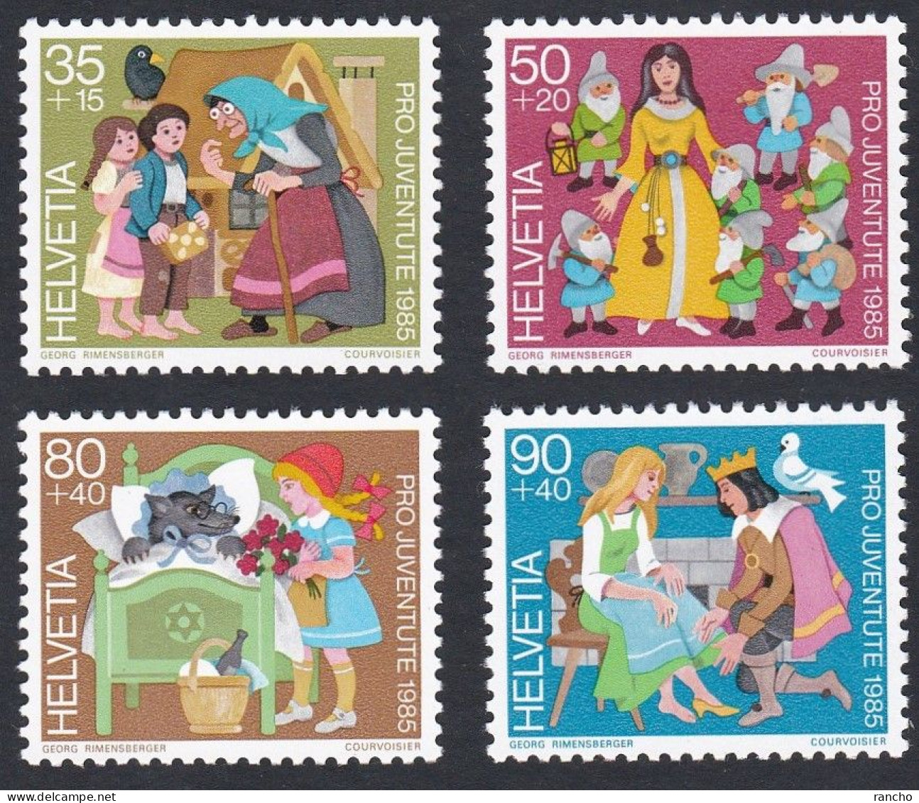 ** PRO/J.1985 COLLECTION .TIMBRES NEUFS A/GOMME C/S.B.K. Nr:J294/97. Y&TELLIER Nr:1233/36. MICHEL Nr:1304/07.** - Nuevos