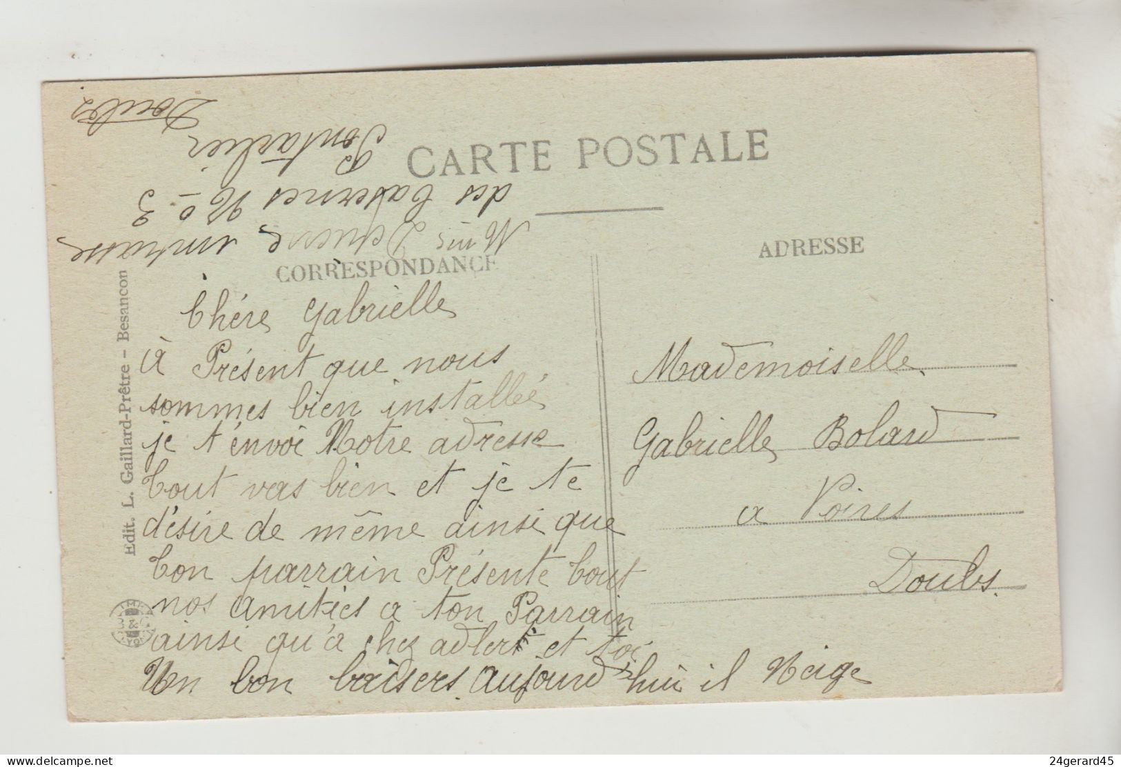 CPA PONTARLIER (Doubs) - Grande Rue - Pontarlier