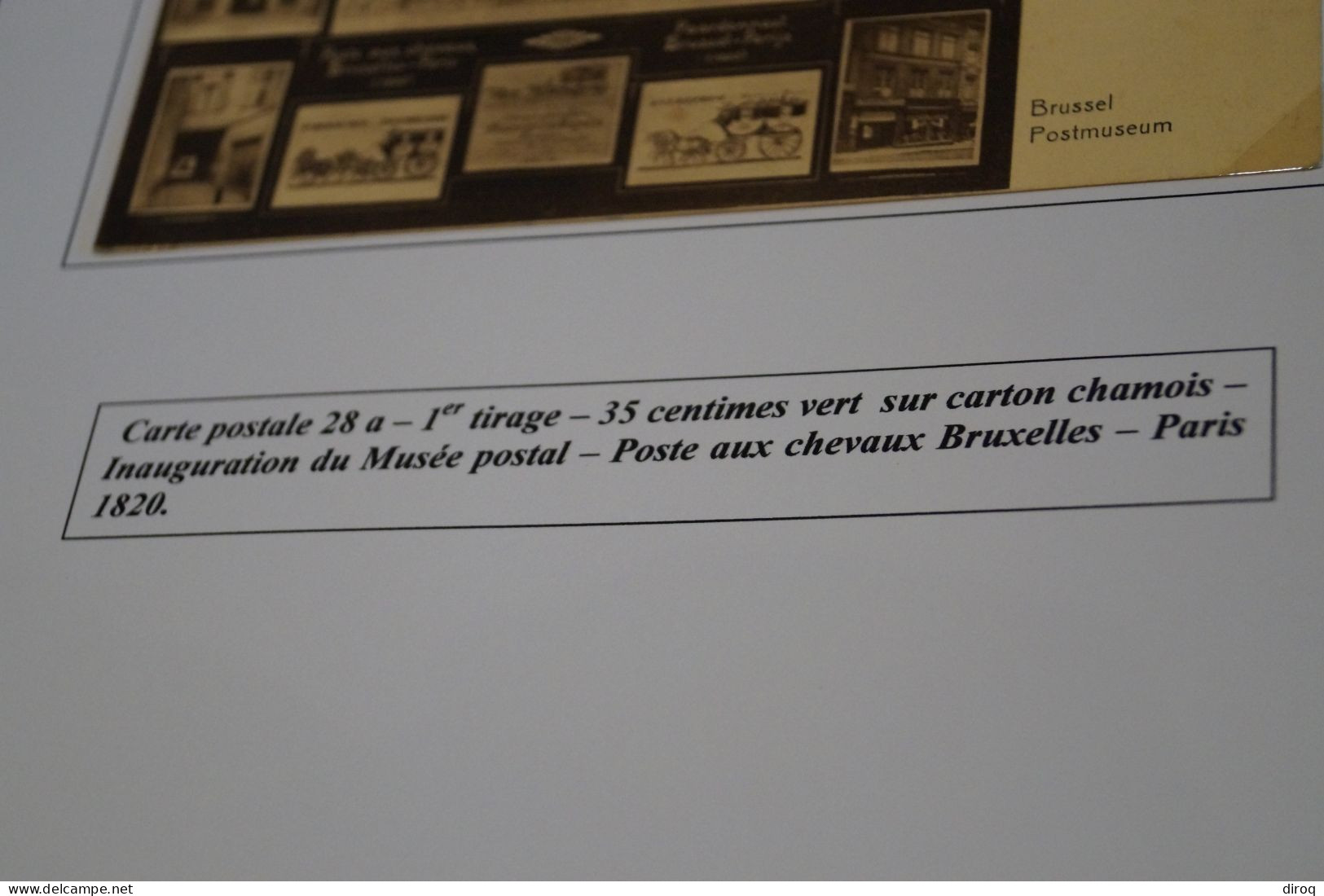 Très Bel Envoi 1936, 1 Er. Tirage,entier Commémoratif,musée De La Poste,très Bel état De Collection - Geïllustreerde Briefkaarten (1971-2014) [BK]