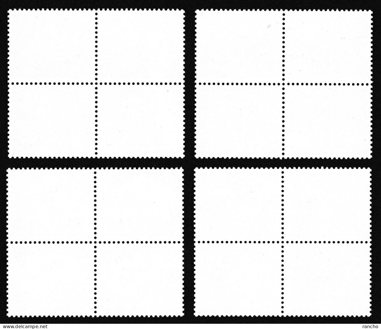 ** PRO/J.1985 COLLECTION .BLOCS DE 4 NEUFS A/GOMME C/S.B.K. Nr:J294/97. Y&TELLIER Nr:1233/36. MICHEL Nr:1304/07.** - Neufs