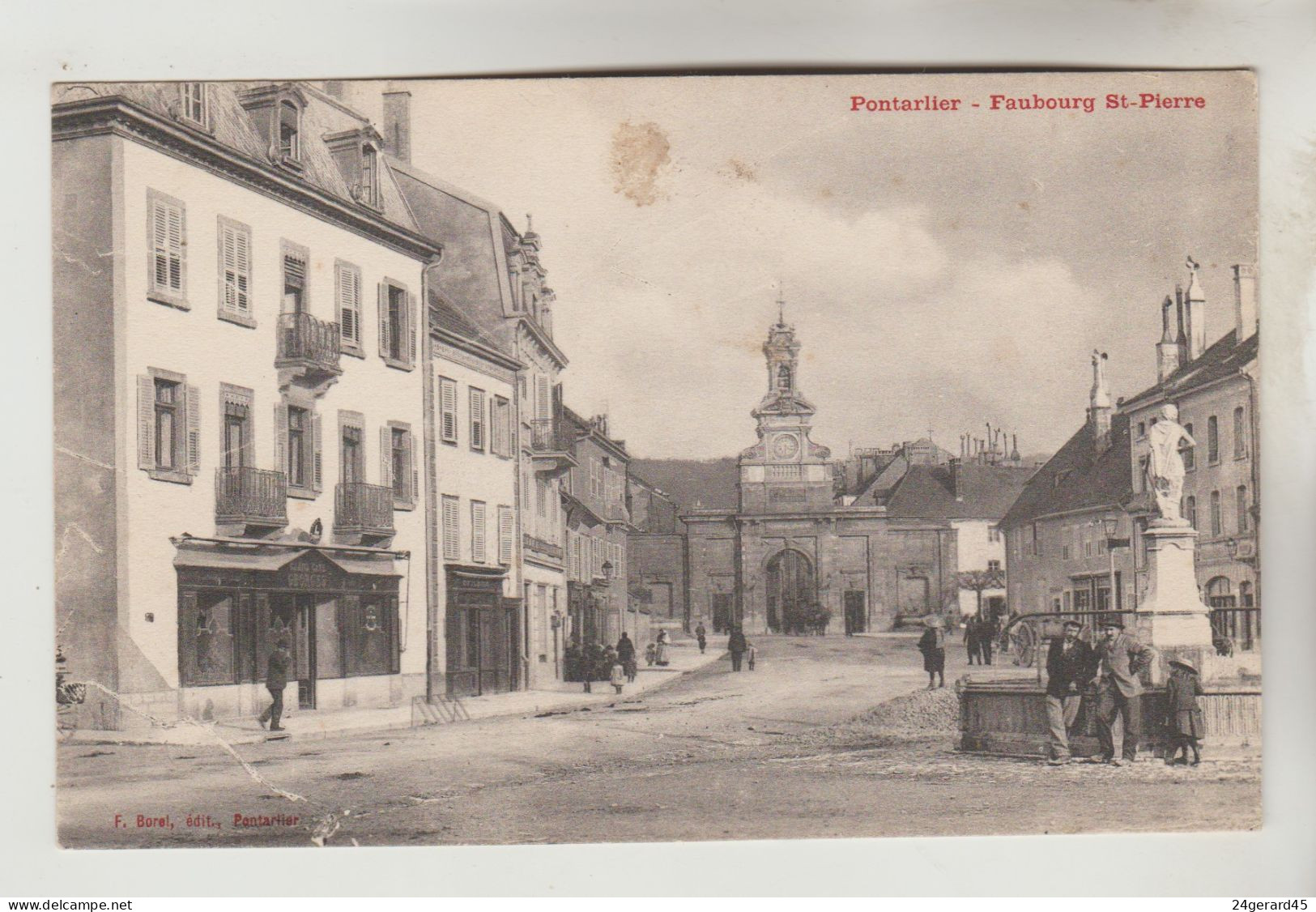 CPA PONTARLIER (Doubs) - Faubourg Saint Pierre - Pontarlier