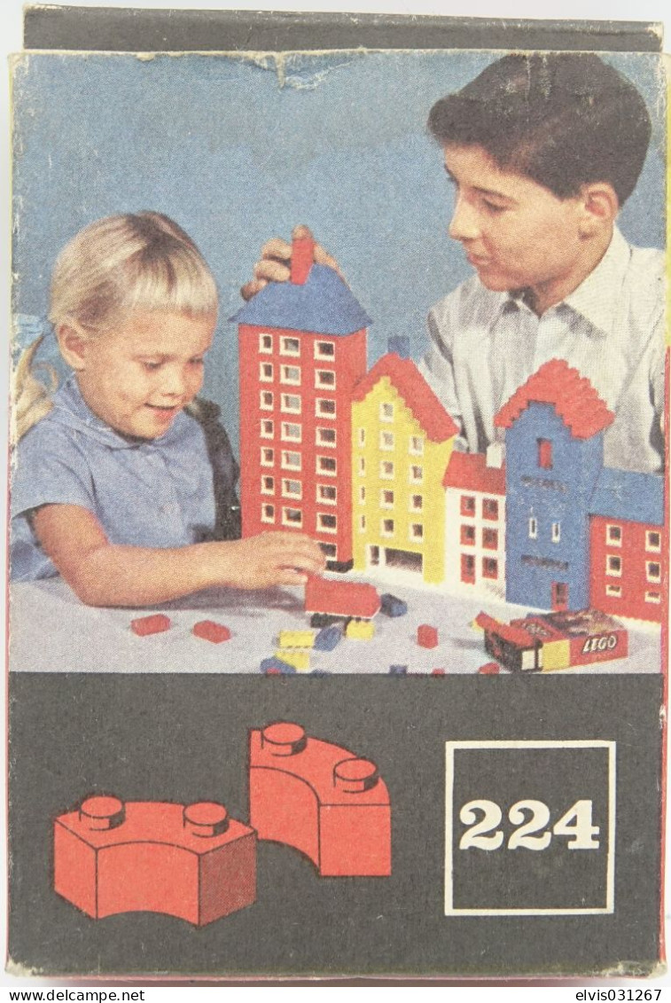 LEGO - 224-3 System 2 X 2 Curved Bricks - Original Lego 1958 - Vintage - Catálogos