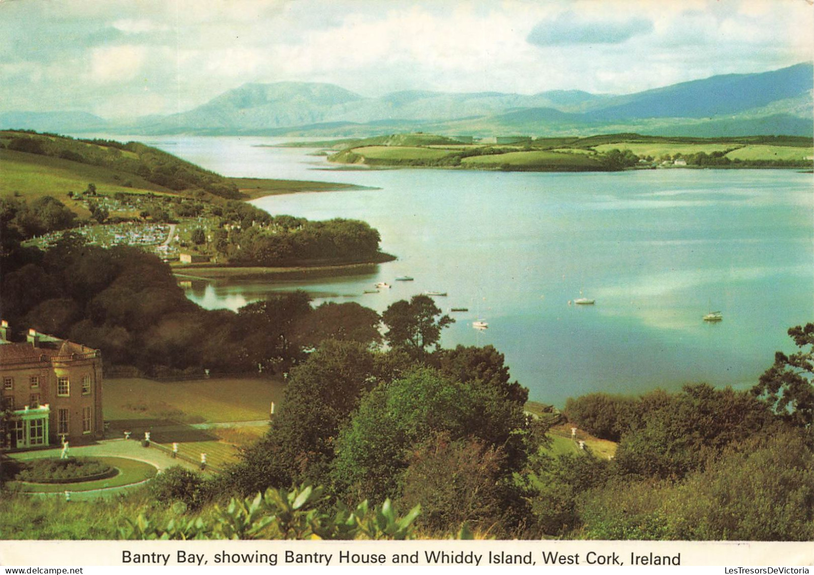 AFRIQUE DU SUD - Bantry Bay - Showing Bantry House And Whiddy Island - West Cork - Ireland - Carte Postale Ancienne - Afrique Du Sud