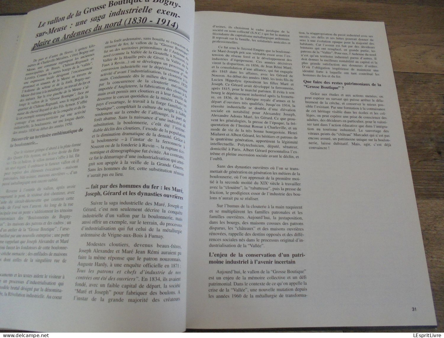 LES VOIES DU PATRIMOINE Régionalisme Ardennes Industrie Fer Ardoisières Ardoise Rimogne Haybes Métallurgie Bogny Meuse