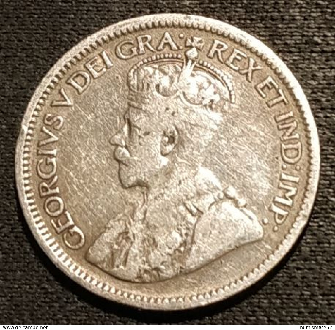 CANADA - 10 CENTS 1918 - Argent - Silver - Georges V Avec "DEI GRATIA" - KM 23 - Canada