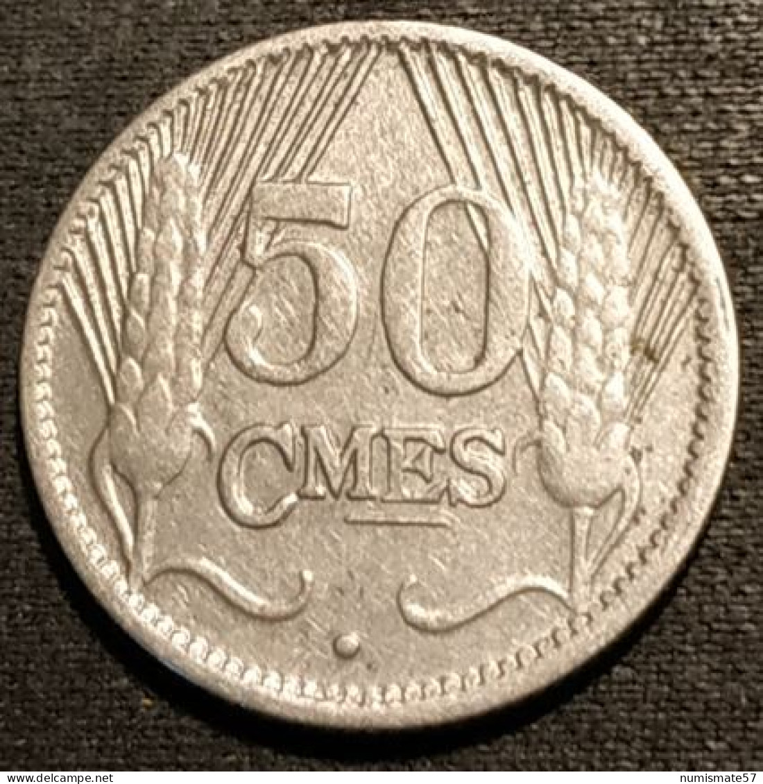 LUXEMBOURG - 50 CENTIMES 1930 - Charlotte - KM 43 - Luxembourg