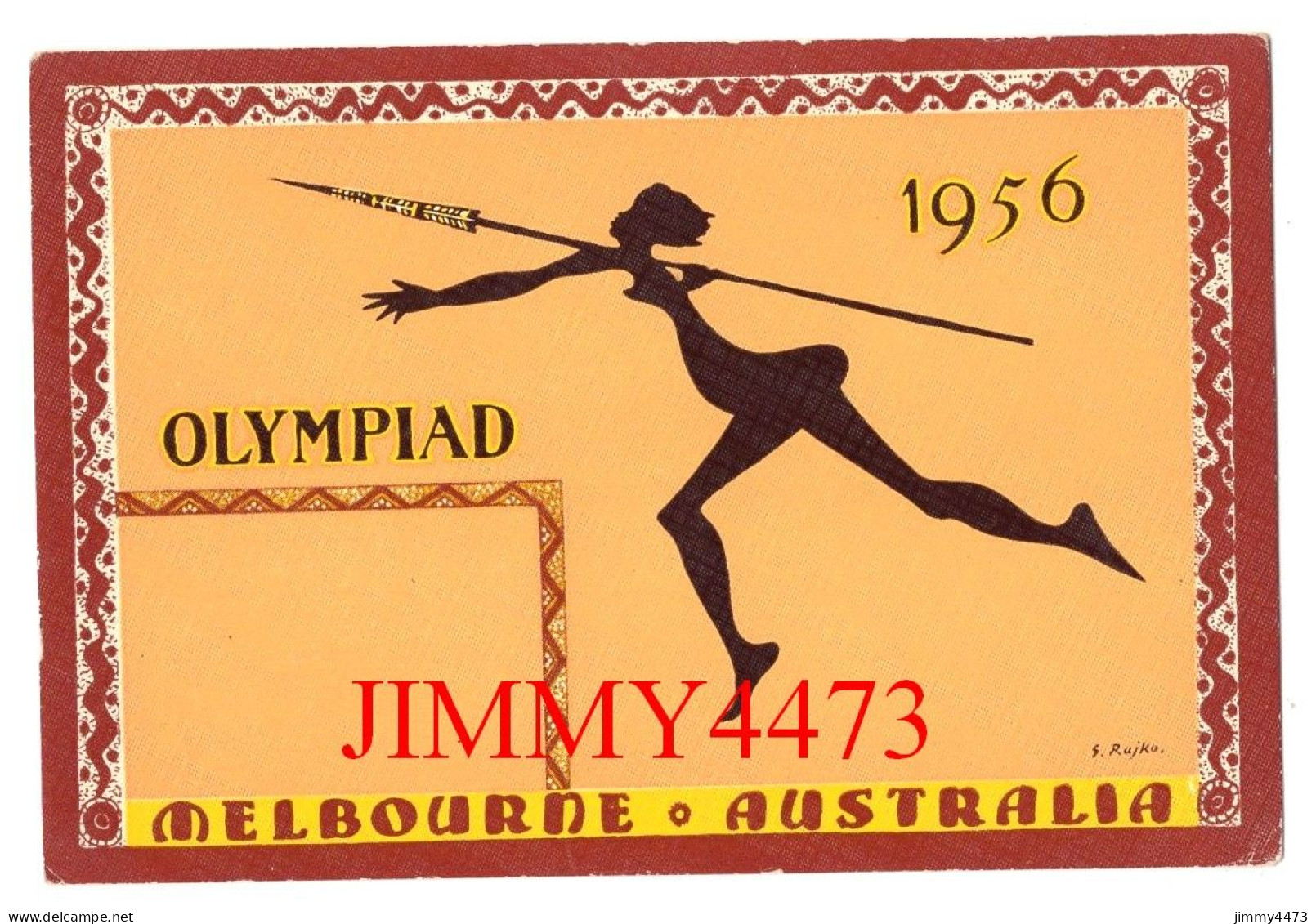 OLYMPIAD 1956 - MELBOURNE Australia - Copyright J. RAJKO - Olympic Games