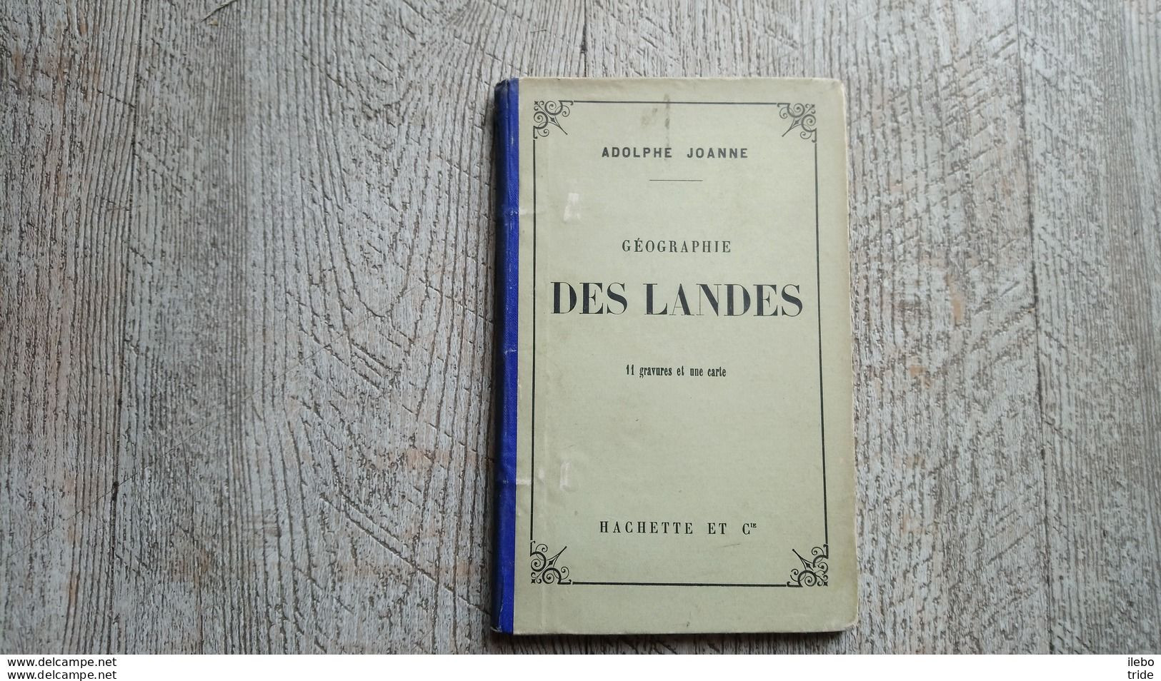 Guide Joanne Géographie Des Landes 1885 Carte Gravures - Géographie